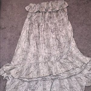 Snakeskin Print Dress